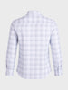 Men's White Slim Fit Checkered Casual Shirt