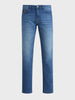 Men's Blue Slim Fit Solid Street Jeans