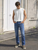 Men's Blue Slim Fit Solid Street Jeans