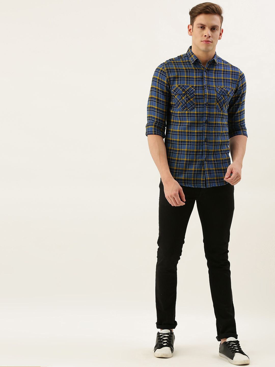 Men's Casual Checked Shirt