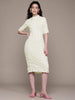 Freehand Women Fitted Textured Bodycon Dress