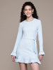 Freehand Women Regular Fit Textured Mini Dress