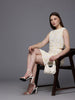 Freehand Women Fitted Textured Top & Skrit Co-ords Set