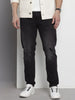 Men's Black Slim Fit Casual Jeans