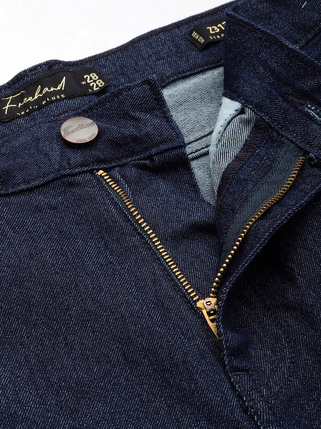 Freehand Women Straight Fit Solid Stretchable Jeans