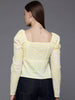 Freehand by The Indian Garage Co Women Regular Fit Textured Regular Top