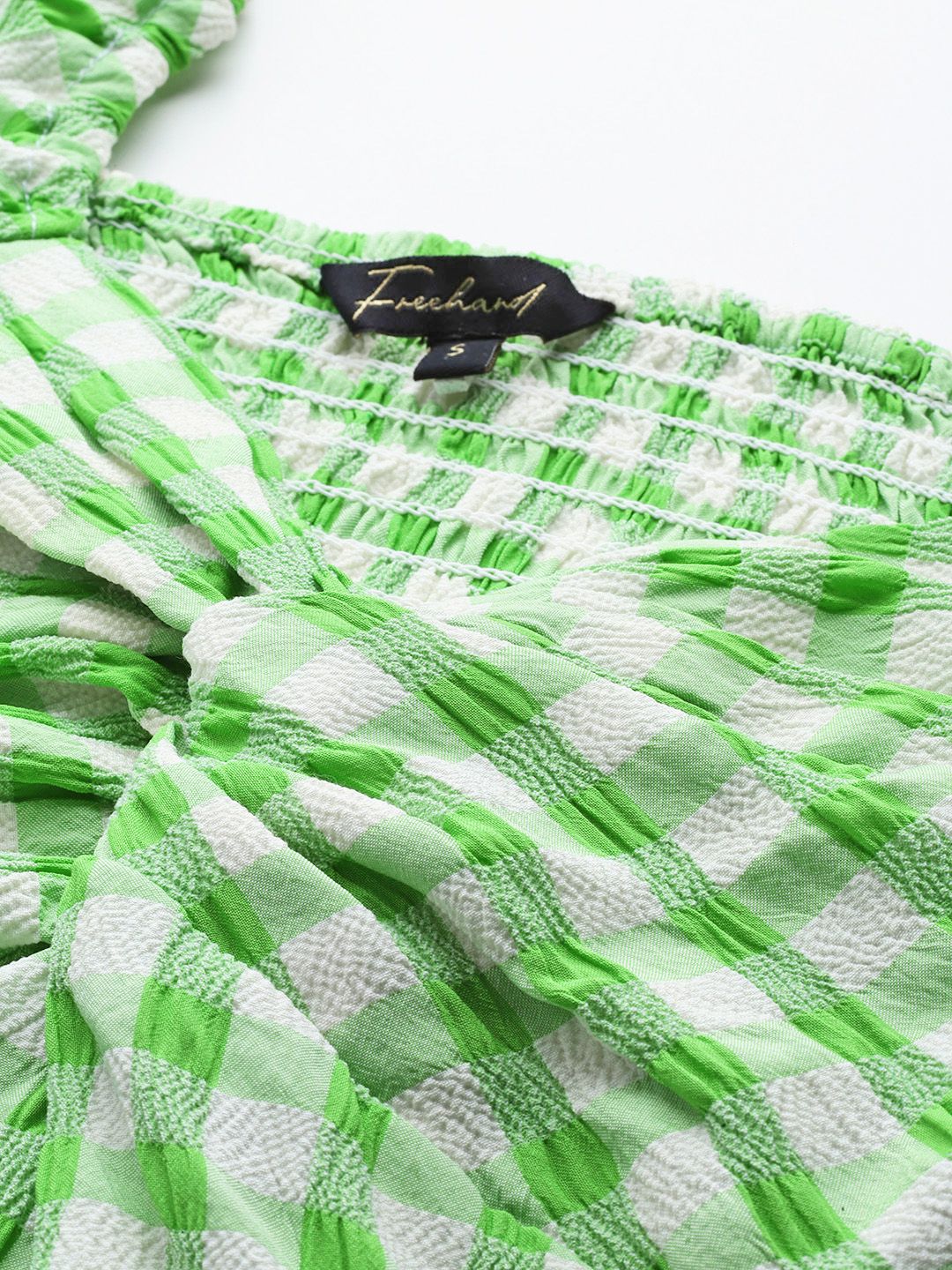 Freehand by The Indian Garage Co Women Regular Fit Textured Twist Top