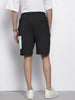 Men's Black Relaxed Fit Character Batman Printed Shorts
