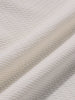 Men's White Boxy Fit Textured Casual T-Shirt