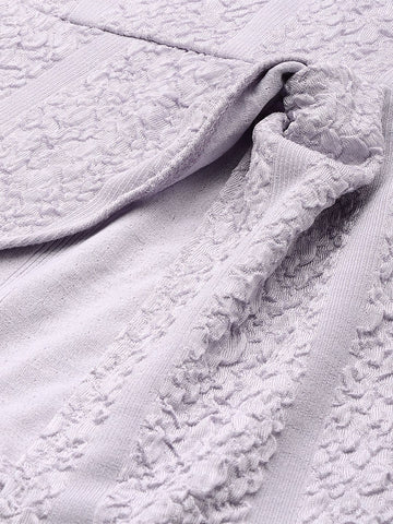 Freehand by The Indian Garage Co Women Regular Fit  Textured Knotted Top