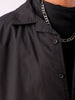 Men's Half Sleeves Boxy Fit Black Shirt