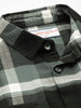 Men's Black Regular Fit Checked Casual Shirt