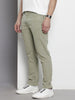 Men's Green Slim Fit Casual Jeans