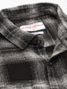 Men's Black Slim Fit Checked Casual Shirt