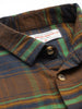 Men's Navy Blue Regular Fit Checked Casual Shirt