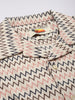 Men's Beige Relaxed Fit Printed Resort Wear Shirt