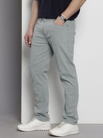 Men's Grey Slim Fit Casual Jeans – TIGC