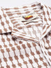 Men's Brown Relaxed Fit Solid Resort Wear Shirt