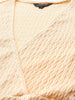 Freehand by The Indian Garage Co Women Fitted Textured Peplum Top