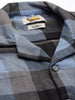 Men's Black Relaxed Fit Checked Bohemian Shirt