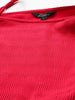 Freehand by The Indian Garage Co Women Fitted Textured One Shoulder Top