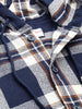 Men's Blue Regular Fit Checked Casual Shirt