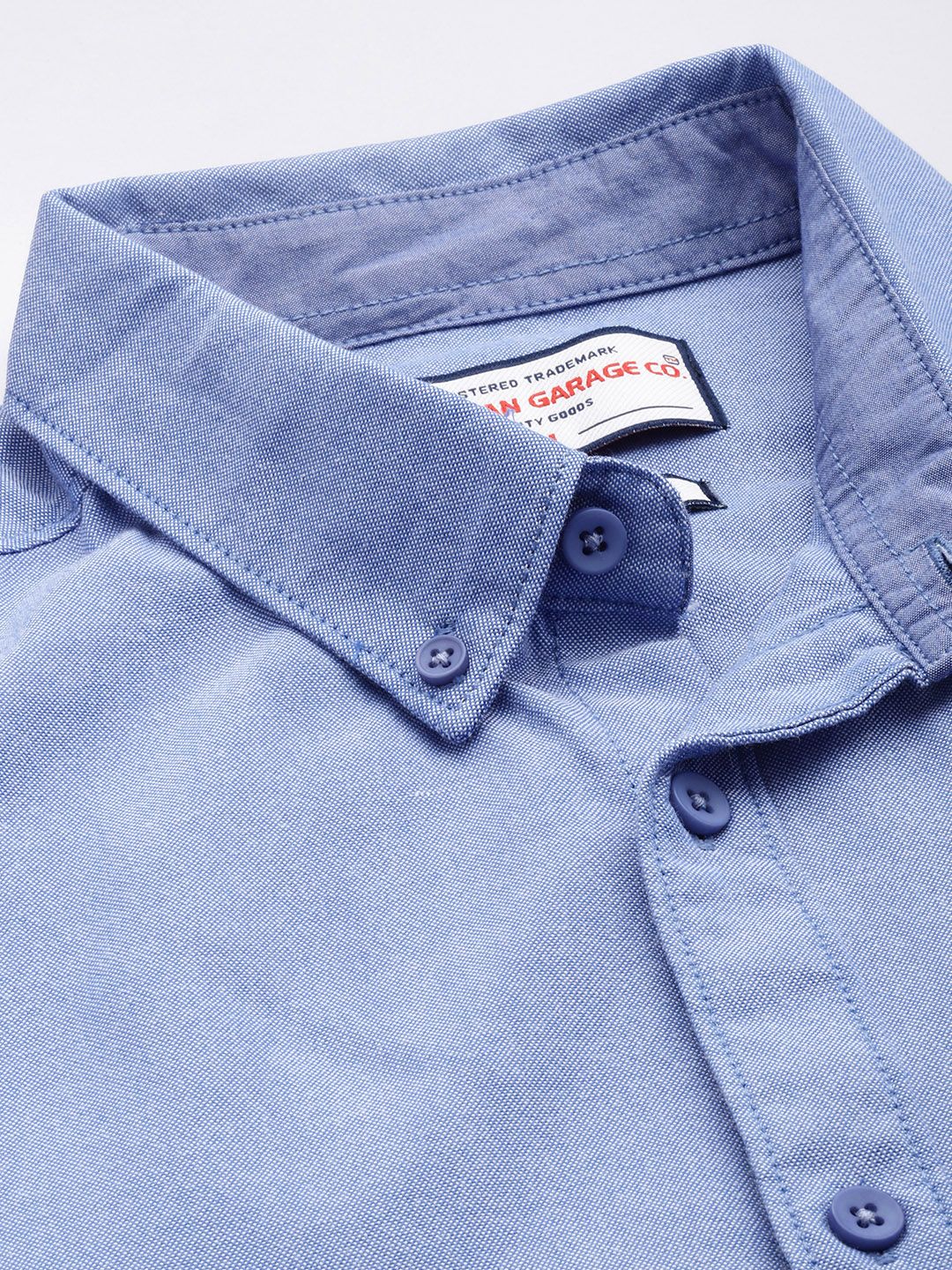Men's Purple Slim Fit Solid Casual Shirt