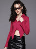 Freehand Women Regular Fit Textured Casual Shirt