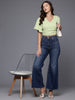 Freehand by The Indian Garage Co Women Regular Fit Textured Wrap Top