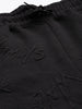 Men's Black Self Design Relaxed Fit Coordinates