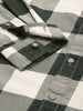 Men's Green Slim Fit Checked Casual Shirt