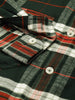 Men's Green Regular Fit Checked Casual Shirt