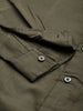 Men's Olive Slim Fit Textured Party Wear Shirt