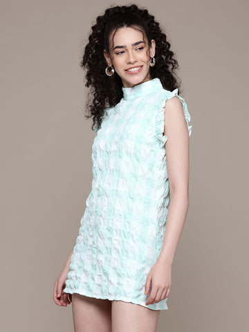 Freehand Women Fitted Textured Bodycon Dress