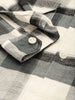 Men's Grey Regular Fit Checked Casual Shirt