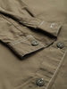 Men's Olive Boxy Fit Solid Korean Street Shirt