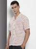 Men's Brown Relaxed Fit Solid Resort Wear Shirt