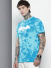 Men's Blue Slim Fit Character Batman Printed Crew Neck T-Shirt