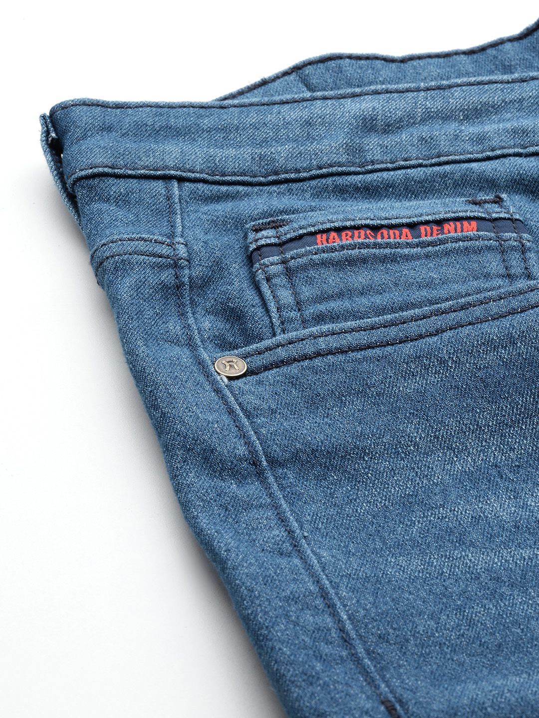 Men's Blue Slim Fit Casual Jeans