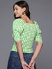 Freehand by The Indian Garage Co Women Fitted Textured Wrap Top