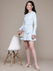 Freehand Women Regular Fit Textured Mini Dress