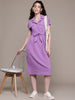 Freehand Women Relaxed Fit Textured Shirt Dress