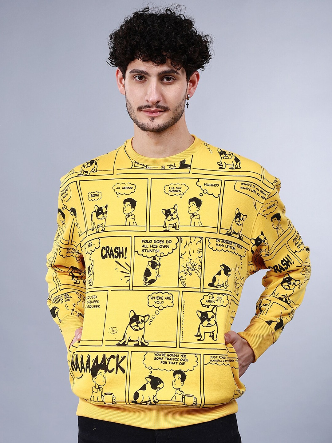 Shop Men Print Sweatshirt Online.