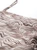 Freehand Beige Fitted Two Tone Mesh Slip Dress