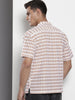 Men's Brown Relaxed Fit Solid Resort Wear Shirt