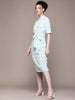 Freehand Women Fitted Textured Bodycon Dress