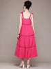 Freehand Women Fit and Flare Textured Maxi Dress