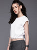 Freehand by The Indian Garage Co Women Regular Fit  Textured Knotted Top