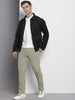 Men's Green Slim Fit Casual Jeans