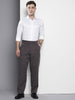 Men's Grey Loose Fit Casual Trousers
